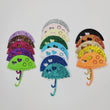 Load image into Gallery viewer, Glitter E.V.A. Foam Umbrellas for Crafts  – Set of 5 (2.5"x2.8") – DIY Decorations