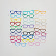 Load image into Gallery viewer, E.V.A. Foam Square Eyeglasses for Crafts (set of 10) - 2" (in) - Mixed Colors