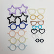 Load image into Gallery viewer, E.V.A. Various Glasses for Crafts (set of 10) - 0.75"-1.5" (in) - Mixed Colors