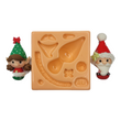 Load image into Gallery viewer, MD #42 Xmas Tree Pendant silicone mold
