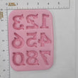 Load image into Gallery viewer, Decorative Numbers silicone Mold 281 MA