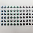 Load image into Gallery viewer, Adhesive Resin Eyes for Clays V.A.022 Lulu (SM) 48 Pairs(P) 6.7MM -Multicolor
