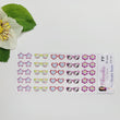 Load image into Gallery viewer, Adhesive Resin Summer Eye-Glasses for Clays V.A 25 Pairs (X-SM -PP) 2.6CM -Multicolor