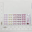 Load image into Gallery viewer, Adhesive Resin Summer Eye-Glasses for Clays V.A 25 Pairs (X-SM -PP) 2.6CM -Multicolor