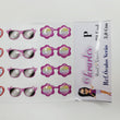Load image into Gallery viewer, Adhesive Resin Summer Eye-Glasses for Clays V.A 20 Pairs (SM -P) 3.0 CM -Multicolor