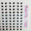 Load image into Gallery viewer, Adhesive Resin Eyes for Clays Multicolor STY R018 (X-SM / PP) 40 Pairs