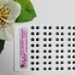 Load image into Gallery viewer, Adhesive Resin Eyes for Clays BLACK STY R061 PP 72Pairs