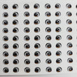 Load image into Gallery viewer, Adhesive Resin Eyes for Clays BROWN STY R018 (PP - X-SM)  72Pairs