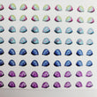 Load image into Gallery viewer, Adhesive Resin Eyeshadows for Clays Multicolor STY R116 (X-SM - PP) 72Pairs