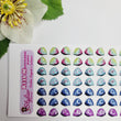 Load image into Gallery viewer, Adhesive Resin Eyeshadows for Clays Multicolor STY R116 (MED - M) 49 Pairs