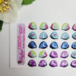Load image into Gallery viewer, Adhesive Resin Eyeshadows for Clays Multicolor STY R116 (LG - G) 25 Pairs