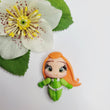 Load image into Gallery viewer, 077 Blossom Clay Doll for Bow-Center, Jewelry Charms, Accessories, and More