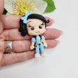 Load image into Gallery viewer, Peyton #675 Clay Doll for Bow-Center, Jewelry Charms, Accessories, and More