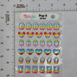 Load image into Gallery viewer, Adhesive Resin Pop It Sticker for Clays Multicolor 34UN - 1.5 cm