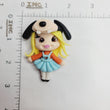 Load image into Gallery viewer, Daisy Linguee #133 Clay Doll for Bow-Center, Jewelry Charms, Accessories, and More