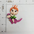 Load image into Gallery viewer, Peebles & Dino 4 #450 Clay Doll for Bow-Center, Jewelry Charms, Accessories, and More