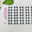 Load image into Gallery viewer, Adhesive Resin Eyes for Clays Multicolor STY R054 M (MED) 56Pairs