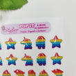 Load image into Gallery viewer, Adhesive Resin POP IT Combo for Clays Multicolor 1.5cm (SM) 27 Units