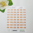 Load image into Gallery viewer, Adhesive Resin Eyes for Clays - Garfield PP (X-SM) 1cm 48Pairs