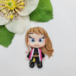 Load image into Gallery viewer, Anna #616 Clay Doll for Bow-Center, Jewelry Charms, Accessories, and More