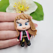 Load image into Gallery viewer, Anna #616 Clay Doll for Bow-Center, Jewelry Charms, Accessories, and More