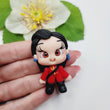Load image into Gallery viewer, Nairobi 2 #621 Clay Doll for Bow-Center, Jewelry Charms, Accessories, and More