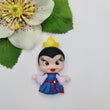 Load image into Gallery viewer, 624 Wicked Queen Clay Doll for Bow-Center, Jewelry Charms, Accessories, and More