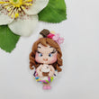Load image into Gallery viewer, 629 Lorelei Clay Doll for Bow-Center, Jewelry Charms, Accessories, and More