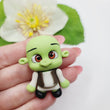 Load image into Gallery viewer, 619 Green Ogre 2 Clay Doll for Bow-Center, Jewelry Charms, Accessories, and More