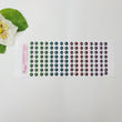 Load image into Gallery viewer, Adhesive Resin Eyes for Clays Multicolor R125 PP (X-SM) 64 Pairs