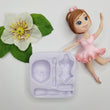 Load image into Gallery viewer, Powerful Woman Cake Top Silicone Mold FNY #25