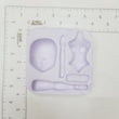 Load image into Gallery viewer, Powerful Woman Cake Top Silicone Mold FNY #25