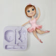 Load image into Gallery viewer, Powerful Woman Cake Top Silicone Mold FNY #25