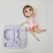 Load image into Gallery viewer, Powerful Woman Cake Top Silicone Mold FNY #25