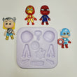 Load image into Gallery viewer, FNY #17 Super Heroes Silicone Mold