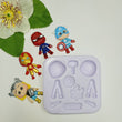 Load image into Gallery viewer, FNY #17 Super Heroes Silicone Mold