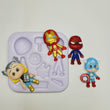 Load image into Gallery viewer, FNY #17 Super Heroes Silicone Mold