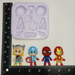Load image into Gallery viewer, FNY #17 Super Heroes Silicone Mold