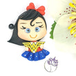 Load image into Gallery viewer, 594 Maravilhosa Clay Doll for Bow-Center, Jewelry Charms, Accessories, and More