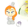 Load image into Gallery viewer, 324 Lilly Clay Doll for Bow-Center, Jewelry Charms, Accessories, and More