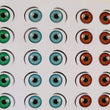Load image into Gallery viewer, Adhesive Eyes for Clays Multicolor AAB 6570 XL 20Pairs
