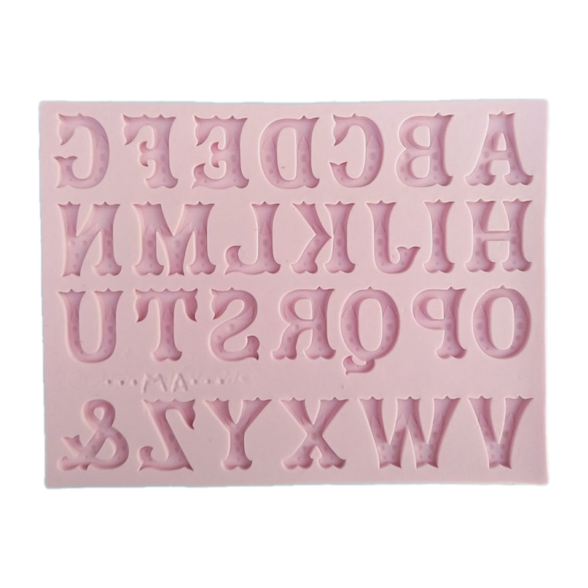 Circus Font Alphabet - Silicone Mold –