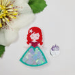 Load image into Gallery viewer, Ariel Glitter Double Acrylic Apliques