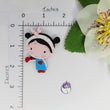 Load image into Gallery viewer, Lady B Girl Double Acrylic Appliques