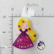 Load image into Gallery viewer, Rapunzel Glitter Double Acrylic Apliques