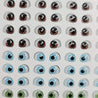 Load image into Gallery viewer, Adhesive Resin Eyes for Clays Multicolor STY R081 P 64Pairs