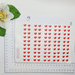 Load image into Gallery viewer, Adhesive Resin Red Hearts (P) MNC 100 Units