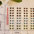 Load image into Gallery viewer, Adhesive Resin Eyes for Clays Multicolor STY R081 (X-SM - PP) 72Pairs