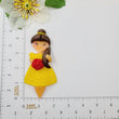Load image into Gallery viewer, 068 Belle 4.5" Flexible Cold Porcelain Clay Doll for Bow-Center, Jewelry Charms, Accessories, and More