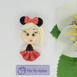 Load image into Gallery viewer, 393 Milla Clay Doll for Bow-Center, Jewelry Charms, Accessories, and More